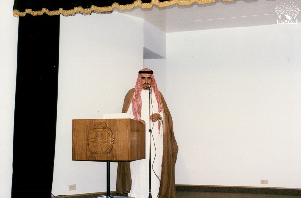 من أمسيات النادي : – حسين سهيل – محمد الزيداني -نجيب وعل .