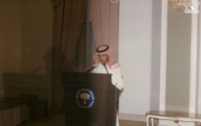 أ.د. زاهر الألمعي – أ . محمد الحميد ، في أحد افتتاحات الأنشطة الصيفية برعاية الأمير / خالد الفيصل .