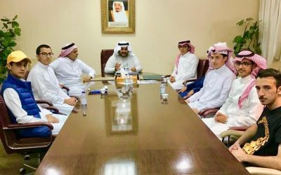 ضمن البرنامج الرمضاني استقبال اللجنة الشبابية