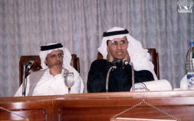 أحد اللقاءات : – محمد الحميد – د. علي سعد الموسى – عبد الله ثابت – أحمد التيهاني ..