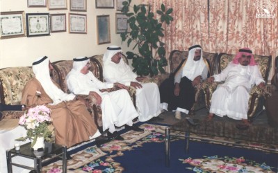 من استقبال النادي السيدة / هداية السالم ، ومرافقيها ….