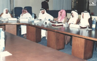 من مؤتمر رؤساء الأندية الأدبية الخامس عشر برعاية الأمير / حالد الفيصل
